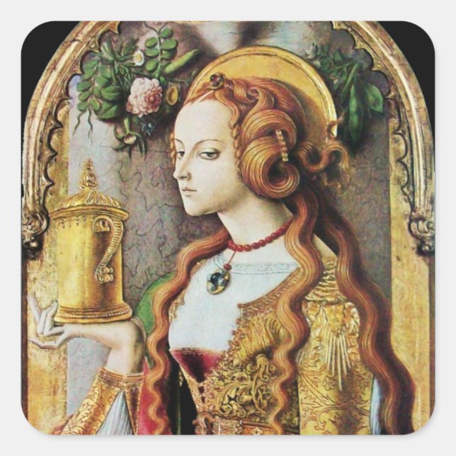 SAINT MARY MAGDALENE SQUARE STICKER (Front)