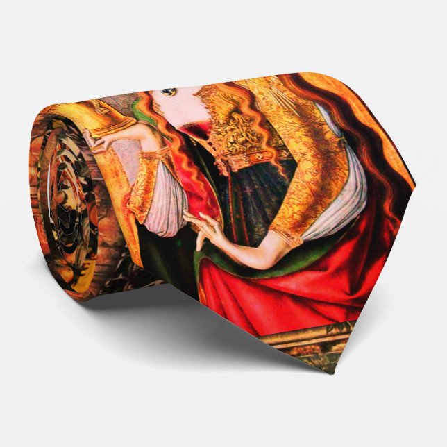 SAINT MARY MAGDALENE & VIRGIN WITH CHILD TIE (Rolled)