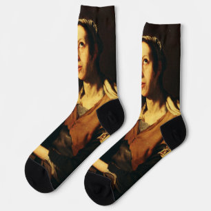 Saint Mary of Egypt by Jusepe de Ribera Socks