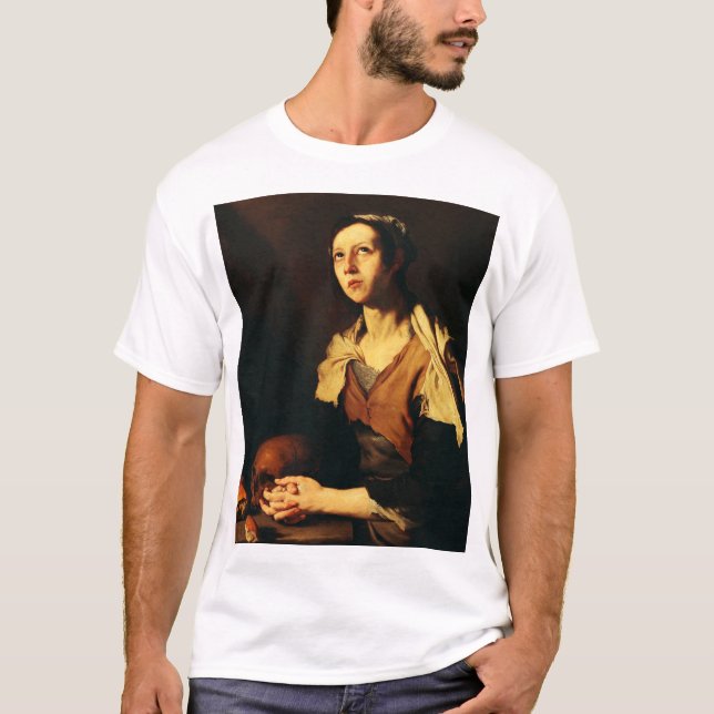 Saint Mary of Egypt by Jusepe de Ribera T-Shirt (Front)