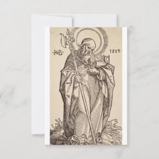 Saint Matthew Apostle And Evangelist Prayer Card