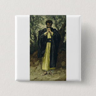 Saint Matthew by James Tissot 2 Inch Square Button