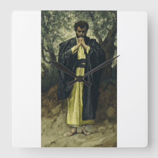 Saint Matthew by James Tissot Square Wall Clock