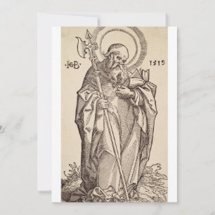 Saint Matthew from Christ and the Apostles Thank You Card
