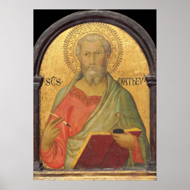 Saint Matthew - Simone Martini Fine Art Poster (Front)