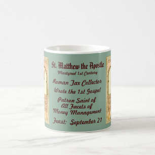 Saint Matthieu l'apôtre (RLS 10) Café Mug 2a