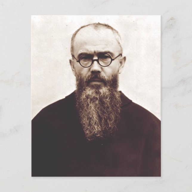 Saint Maximilian Kolbe Polish Catholic priest (Front)