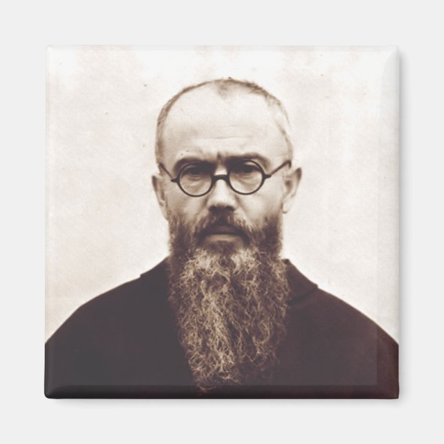 Saint Maximilian Kolbe Polish Catholic priest Magnet (Front)