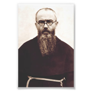 Saint Maximilian Kolbe Polish Catholic priest Photo Print