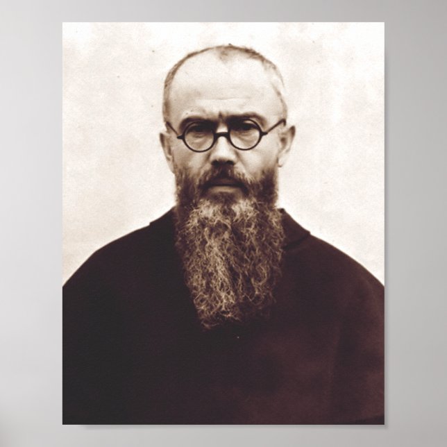 Saint Maximilian Kolbe Polish Catholic priest Poster (Front)
