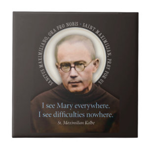 Saint Maximillian Kolbe Tile