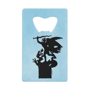 Saint Michael and Dragon Credit Card Bottle Opener