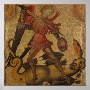 Saint Michael and the Dragon Poster