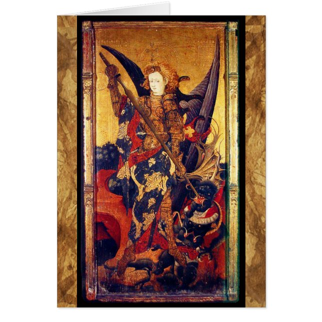 Saint Michael angoisse le diable (Devant)