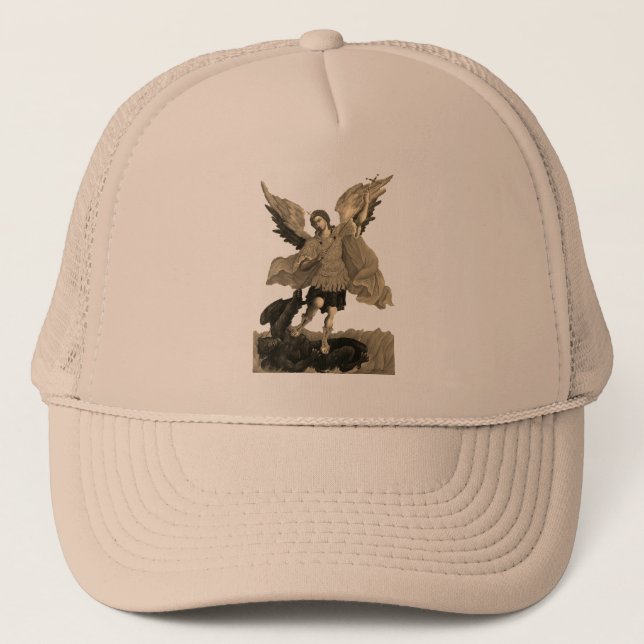 Saint Michael Archangel 2 Trucker Hat (Front)