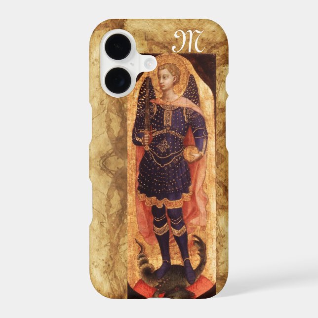 SAINT MICHAEL ARCHANGEL AVEC monogramme DRAGON (Verso)