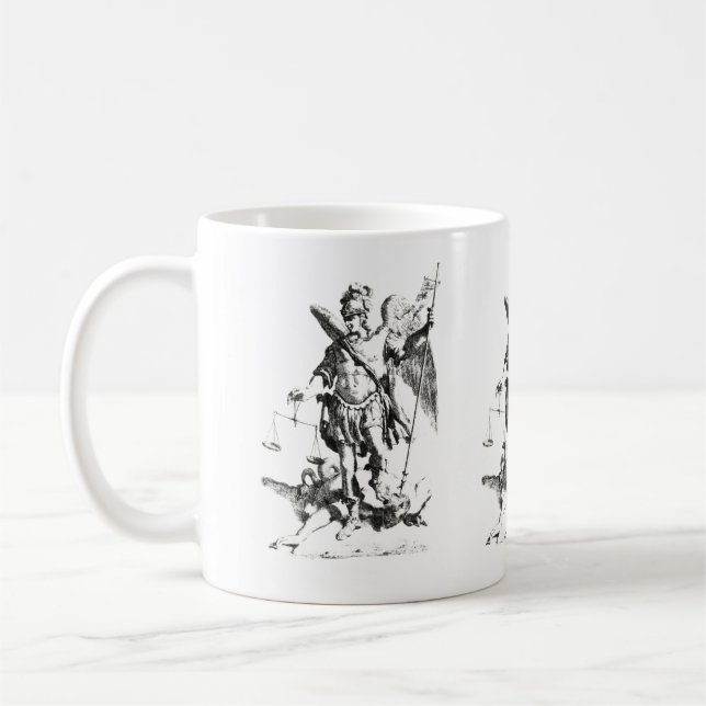 Saint Michael Archangel  Coffee Mug (Left)