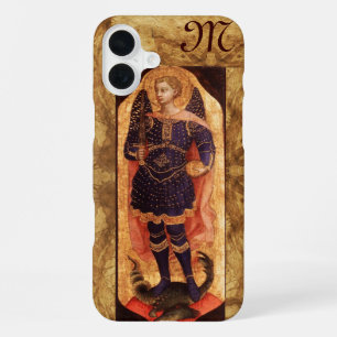 SAINT MICHAEL ARCHANGEL WITH DRAGON monogram iPhone 16 Plus Case