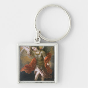 Saint Michael banishes the devil to the abyss Keychain