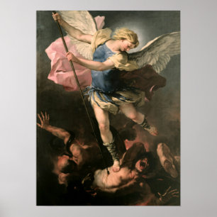 Saint Michael by Giordano Poster