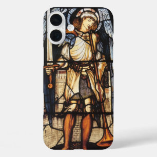 Saint Michael by Sir Edward Coley Burne-Jones iPhone 16 Plus Case