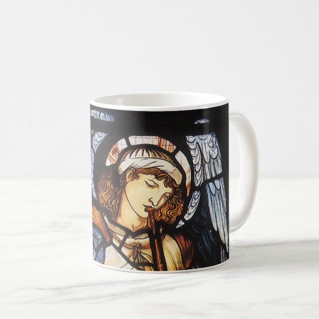 Saint Michael by Sir Edward Coley Burne-Jones Coffee Mug (Front Right)