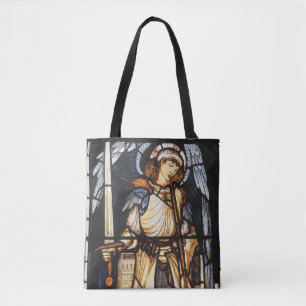 Saint Michael by Sir Edward Coley Burne-Jones Tote Bag