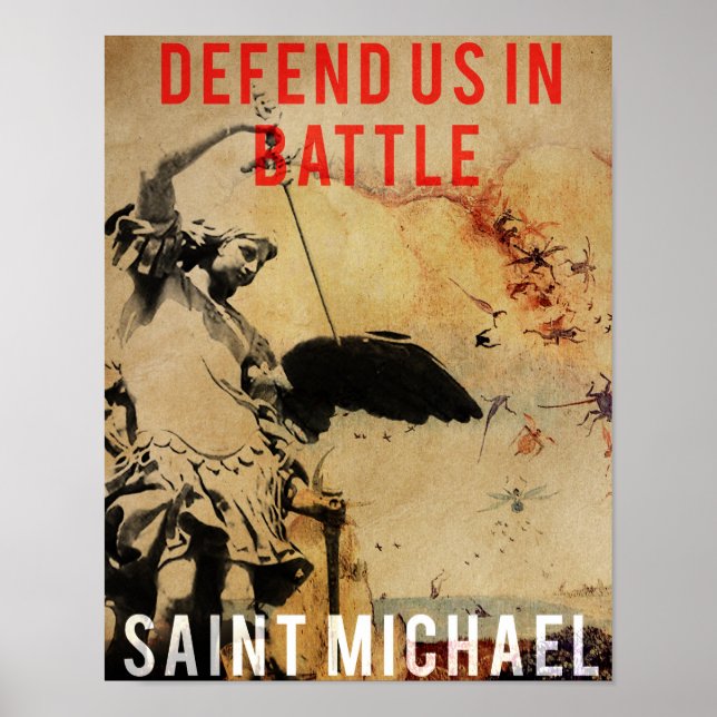 Saint Michael - Defend us in Battle! - Poster (Front)