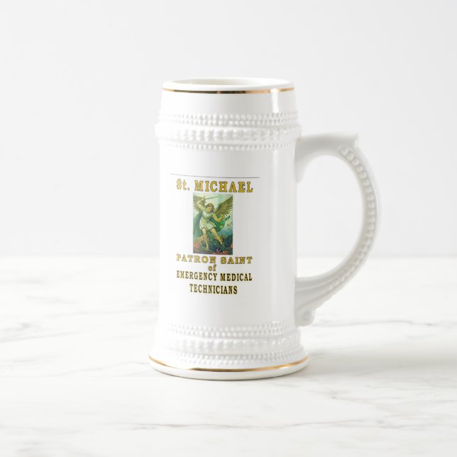 SAINT MICHAEL EMT BEER STEIN (Right)