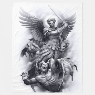 SAINT MICHAEL FLEECE BLANKET