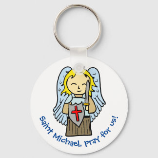 Saint Michael Key Chain