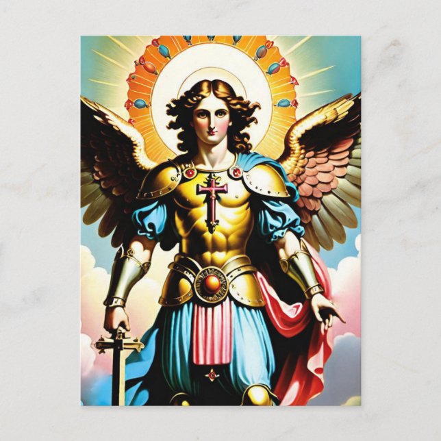 Saint Michael Postcard  (Front)