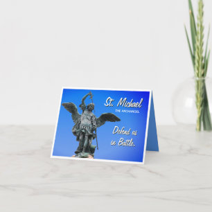 Saint Michael Prayer Greeting Card