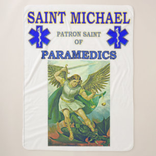 SAINT MICHAEL SHERPA BLANKET
