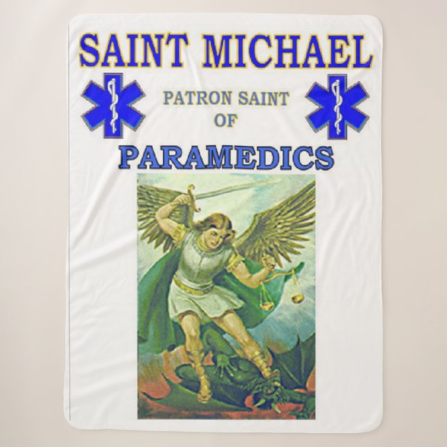 SAINT MICHAEL SHERPA BLANKET (Front)