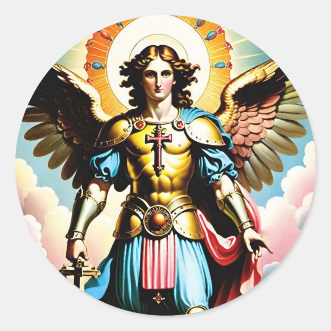 Saint Michael Sticker  (Front)