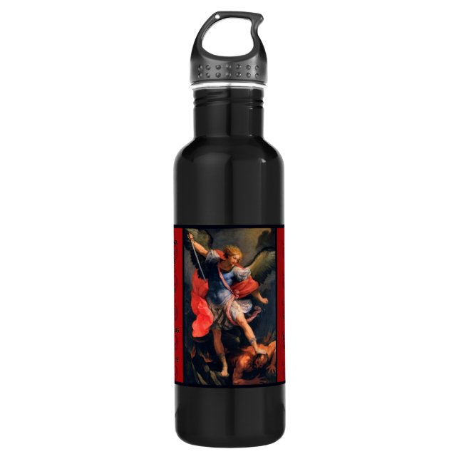 Saint Michael the Archangel 710 Ml Water Bottle (Front)