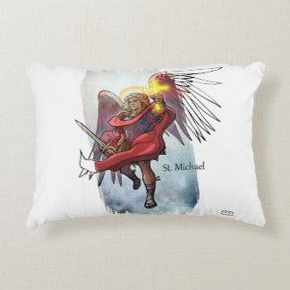 Saint Michael the Archangel accent pillow