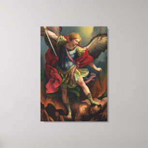 Saint Michael the Archangel Canvas Print