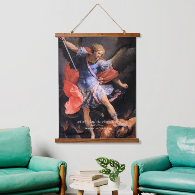 Saint Michael the Archangel Hanging Tapestry (Living Room)