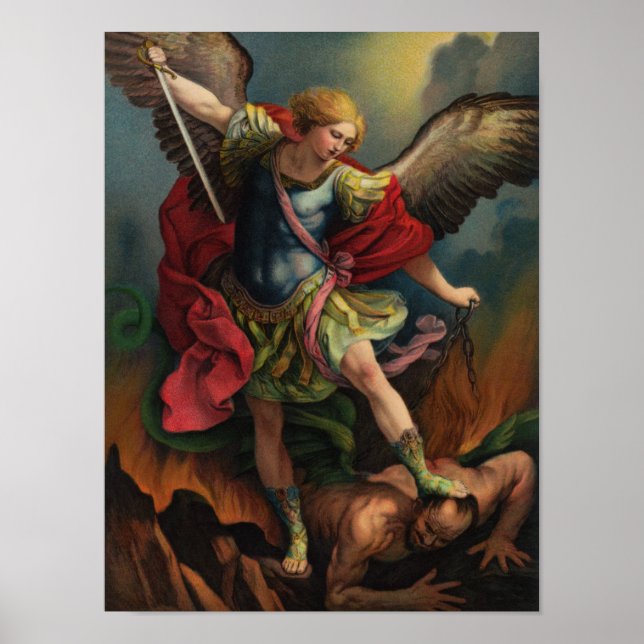 Saint Michael the Archangel Medium Poster (Front)