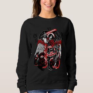Saint Michael The Archangel Prayer Catholic Tradit Sweatshirt