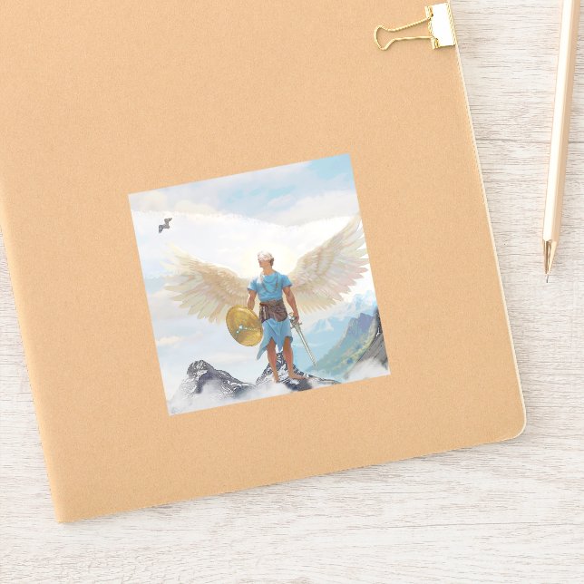 Saint Michael the Archangel Protection Rectangle (Notebook)