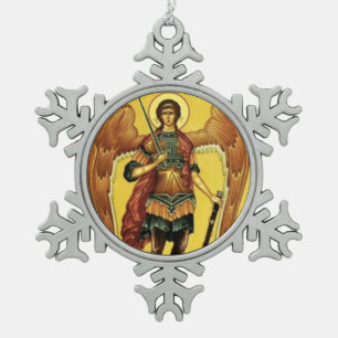 Saint Michael the Archangel Russian Icon Ornament