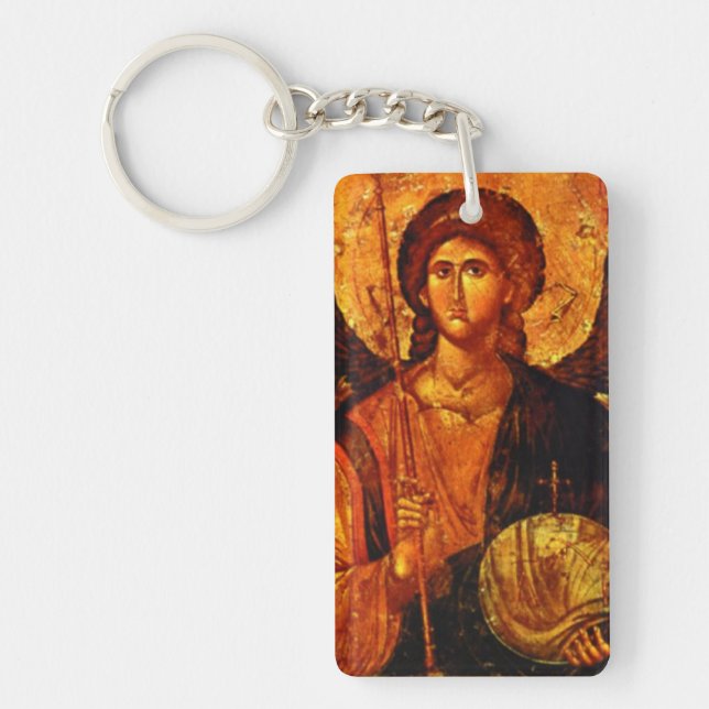 Saint Michael the Archangle Keychain (Front)