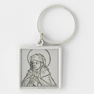 Saint Monica mother of Augustine of Hippo Keychain