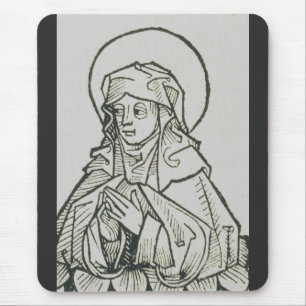Saint Monica mother of Augustine of Hippo Mouse Pad