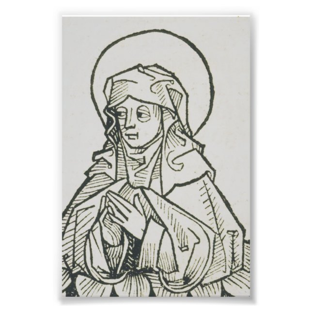 Saint Monica mother of Augustine of Hippo Photo Print (Front)