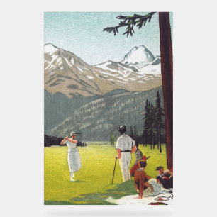 Saint Moritz by Emil Cardinaux Acrylic Sign