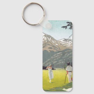 Saint Moritz by Emil Cardinaux Keychain